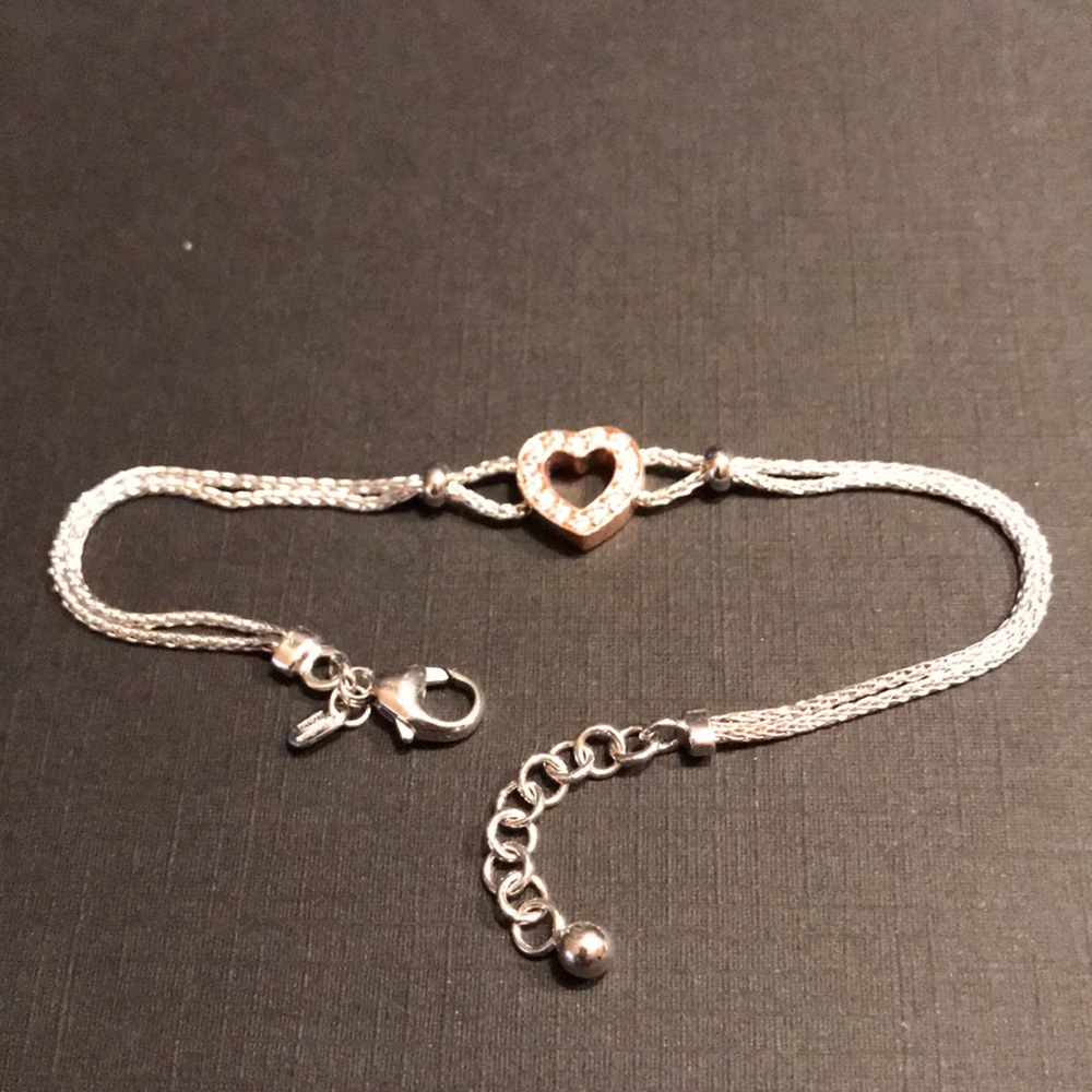 ❣️ Silver heart bracelet